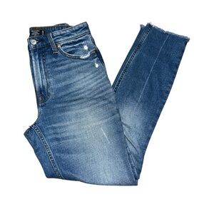 Women’s Abercrombie & Fitch “Simone High Rise Slim” Straight Jeans - 25